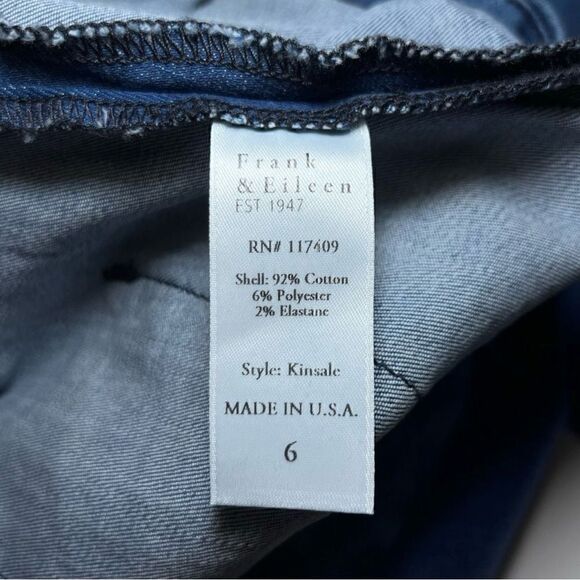 Frank & Eileen Kinsale Italian Performance Denim Trouser in 1977 Wash - Picture 6 of 9